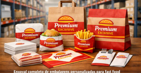 O Enxoval Completo de Embalagens para Delivery e Loja: Como a Linha Personalizada e o Estoque de Segurança Blindam Sua Franquia